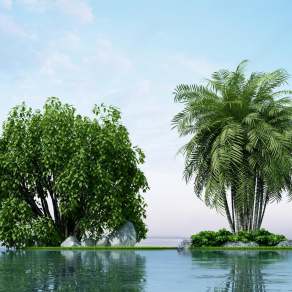 现代花草花卉3D模型下载